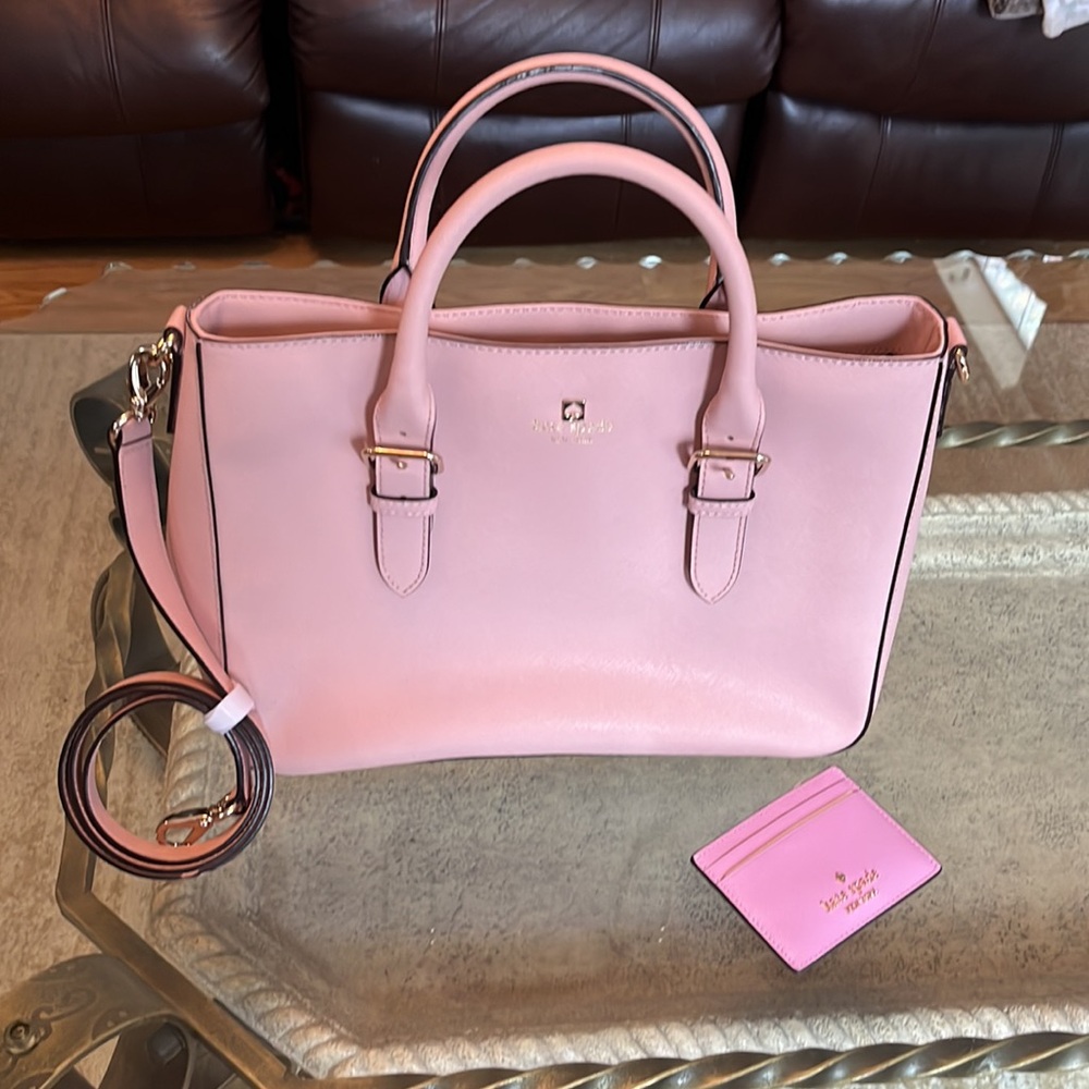 New Kate Spade Handbag/Crossbody bag and new matching card case
